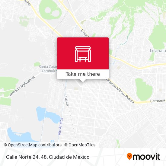 Mapa de Calle Norte 24, 48
