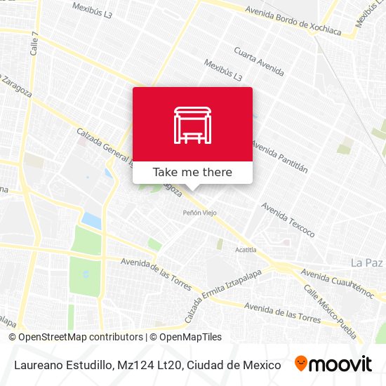 Laureano Estudillo, Mz124 Lt20 map