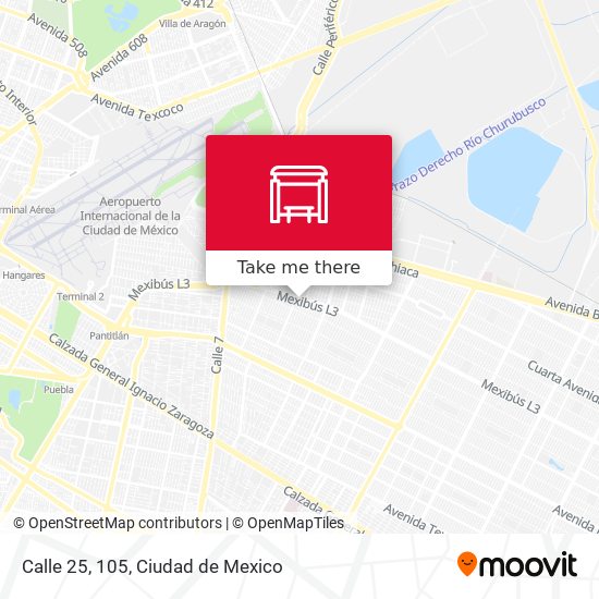 Calle 25, 105 map