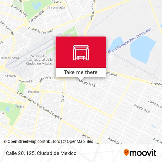 Calle 20, 125 map