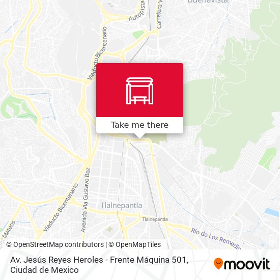 Av. Jesús Reyes Heroles - Frente Máquina 501 map