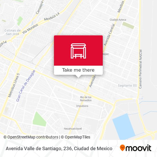 Avenida Valle de Santiago, 236 map