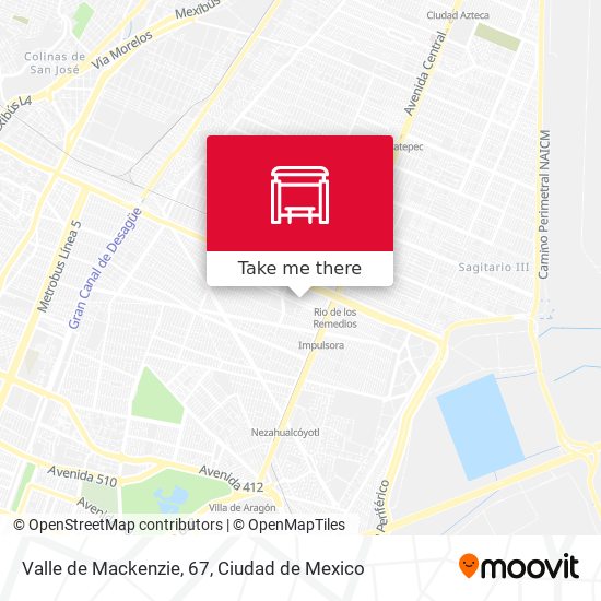 Valle de Mackenzie, 67 map