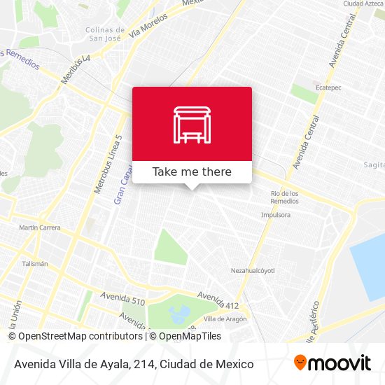 Avenida Villa de Ayala, 214 map