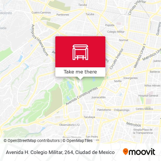Avenida H. Colegio Militar, 264 map