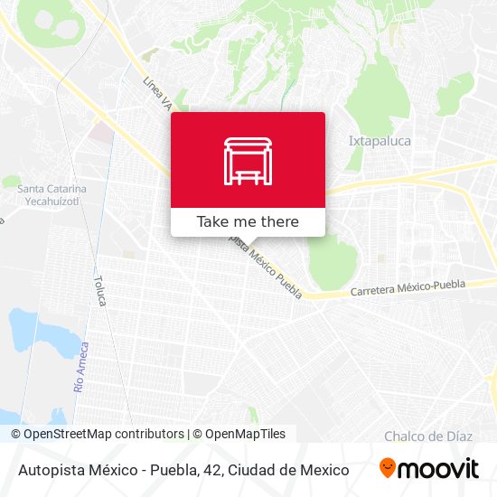 Autopista México - Puebla, 42 map
