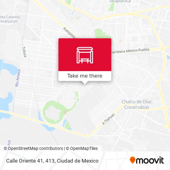 Mapa de Calle Oriente 41, 413