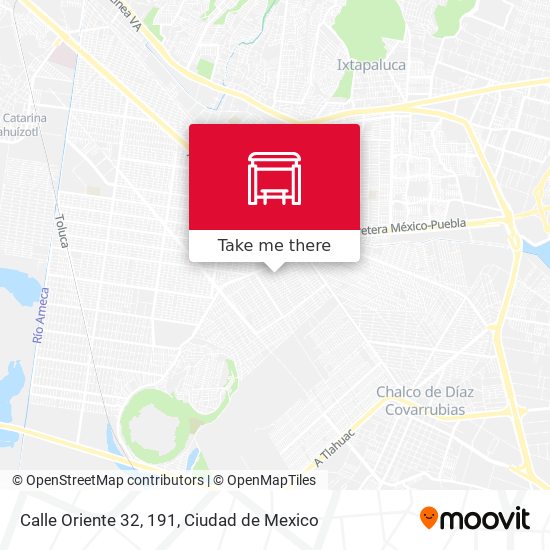 Mapa de Calle Oriente 32, 191