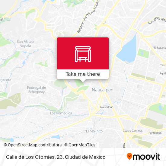Mapa de Calle de Los Otomíes, 23