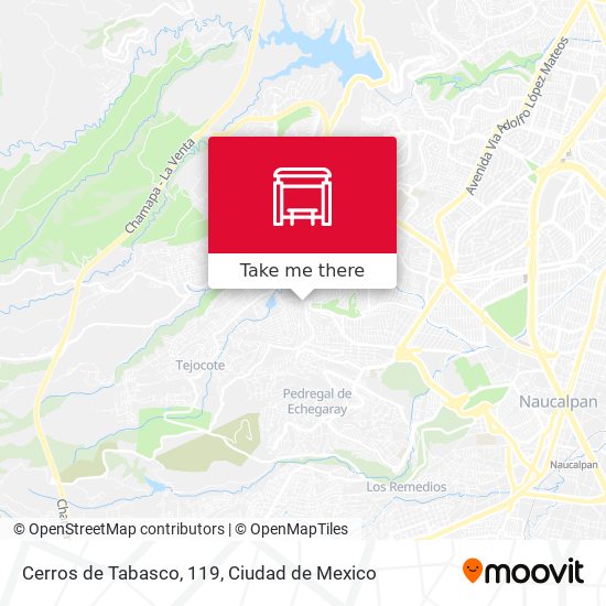 Mapa de Cerros de Tabasco, 119