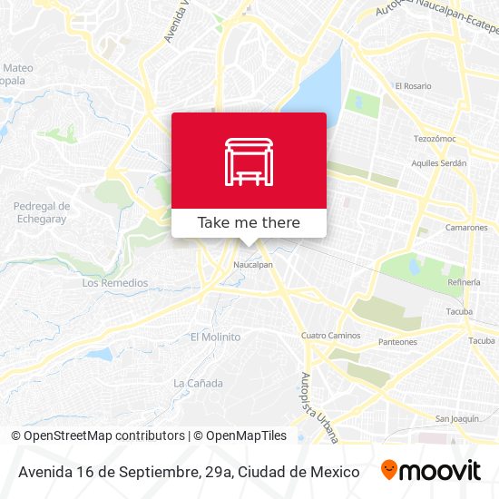 Mapa de Avenida 16 de Septiembre, 29a