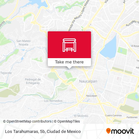 Los Tarahumaras, 5b map