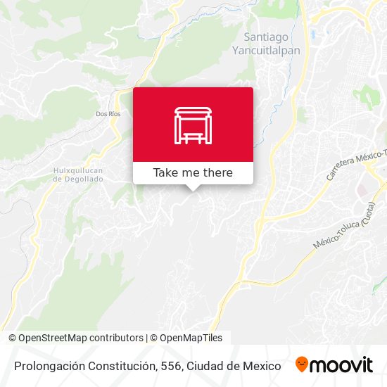 Prolongación Constitución, 556 map