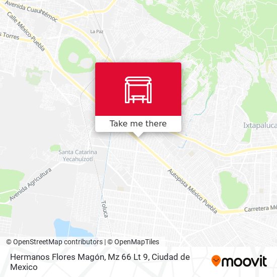 Hermanos Flores Magón, Mz 66 Lt 9 map
