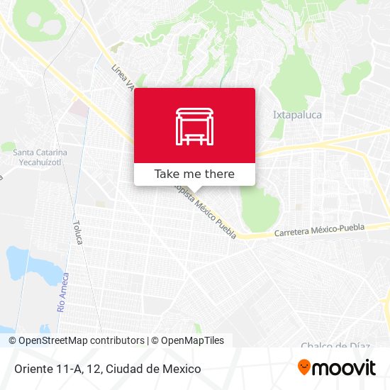 Oriente 11-A, 12 map