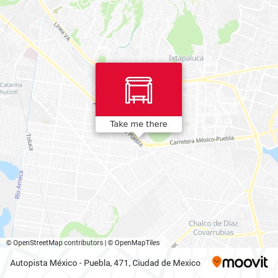 Autopista México - Puebla, 471 map