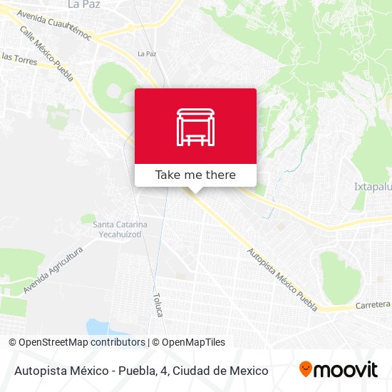 Autopista México - Puebla, 4 map