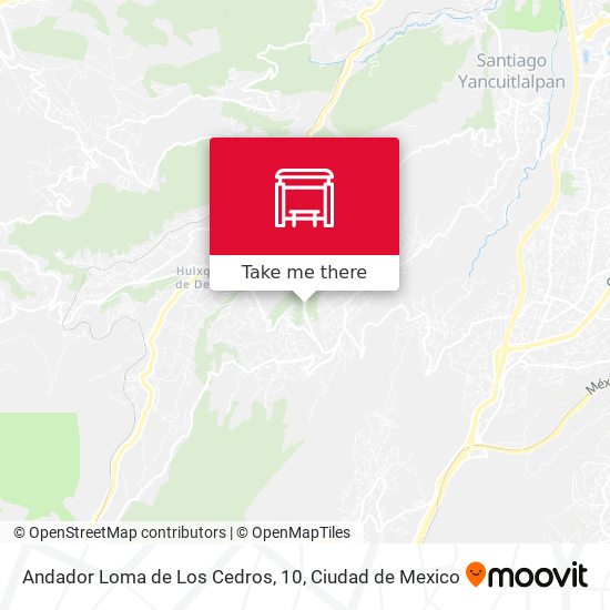 Andador Loma de Los Cedros, 10 map