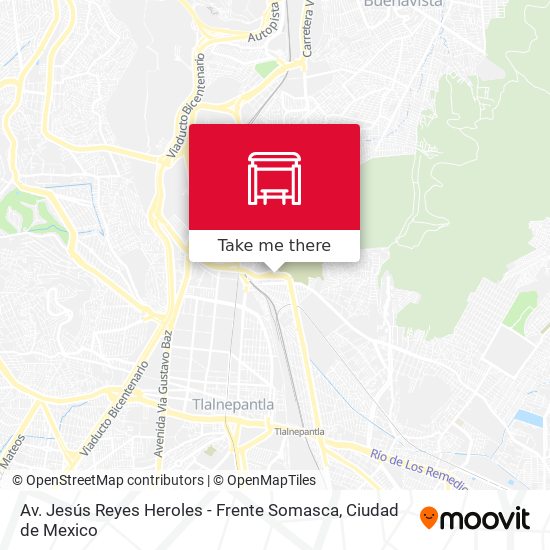 Av. Jesús Reyes Heroles - Frente Somasca map