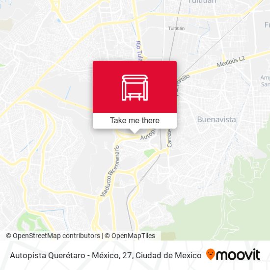 Autopista Querétaro - México, 27 map