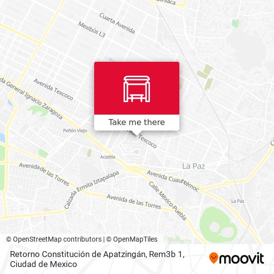 Retorno Constitución de Apatzingán, Rem3b 1 map