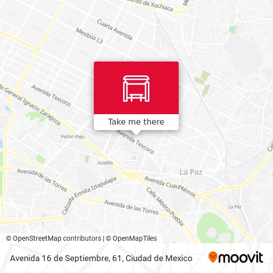 Avenida 16 de Septiembre, 61 map
