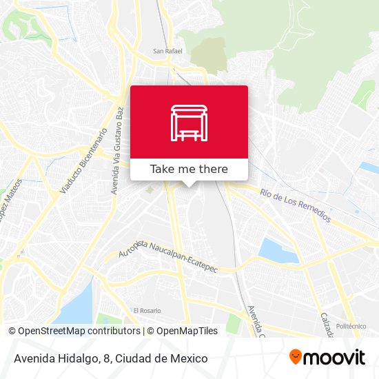 Mapa de Avenida Hidalgo, 8