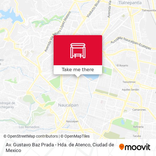 Mapa de Av. Gustavo Baz Prada - Hda. de Atenco
