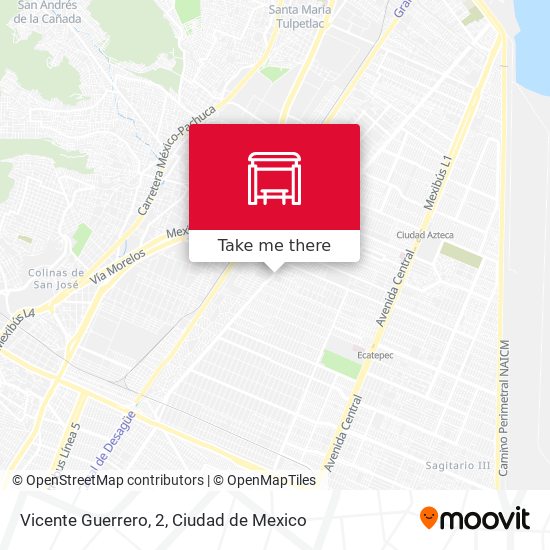 Mapa de Vicente Guerrero, 2