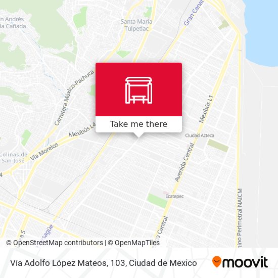 Mapa de Vía Adolfo López Mateos, 103