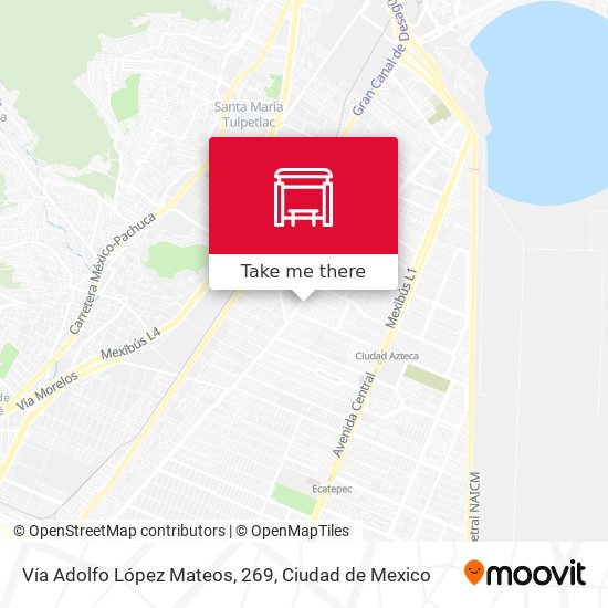 Mapa de Vía Adolfo López Mateos, 269