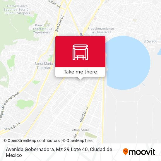 Avenida Gobernadora, Mz 29 Lote 40 map