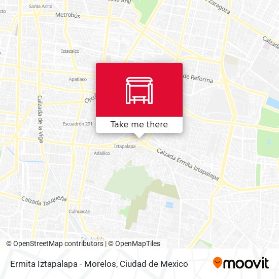 Ermita Iztapalapa - Morelos map