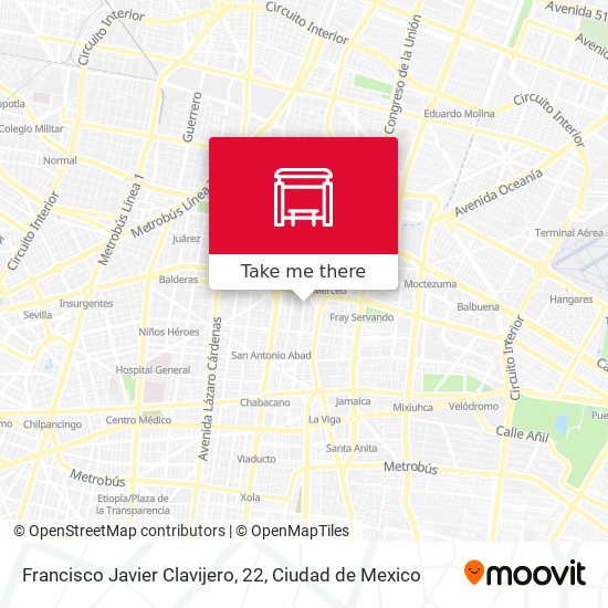 Mapa de Francisco Javier Clavijero, 22