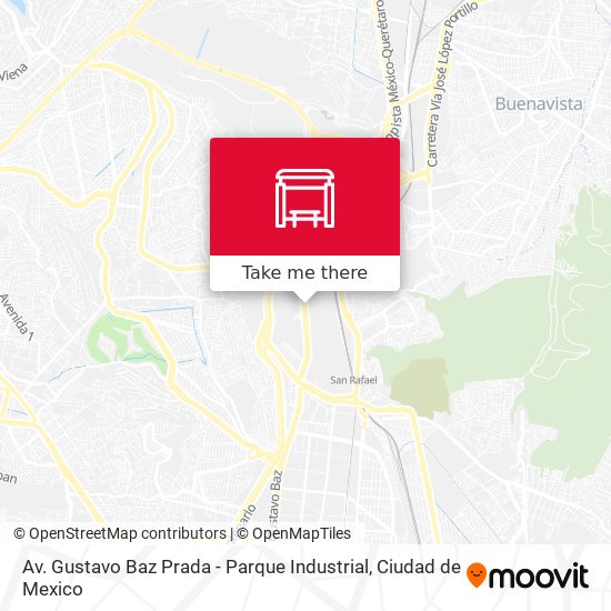 Av. Gustavo Baz Prada - Parque Industrial map