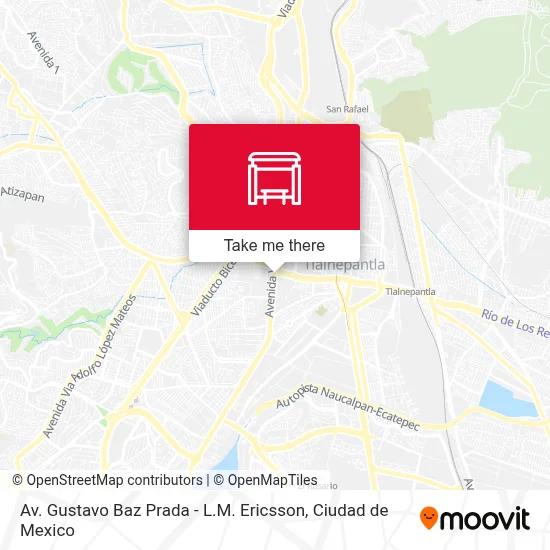 Av. Gustavo Baz Prada - L.M. Ericsson map