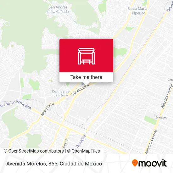 Avenida Morelos, 855 map