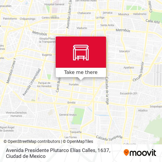 Avenida Presidente Plutarco Elías Calles, 1637 map