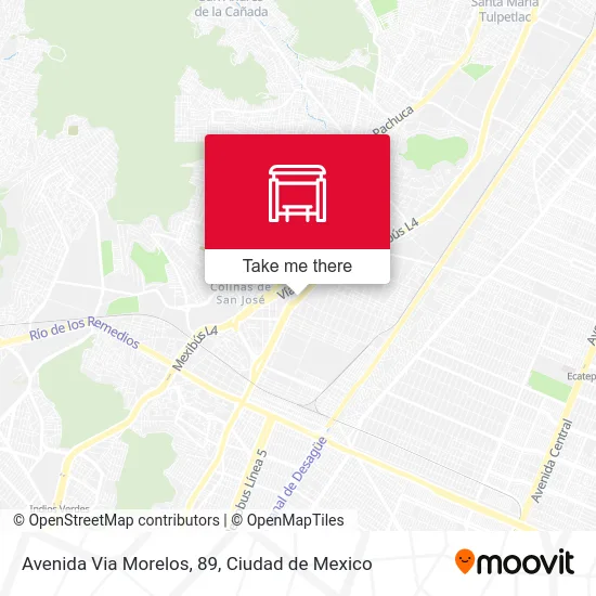 Avenida Via Morelos, 89 map