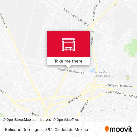 Mapa de Belisario Dominguez, 394