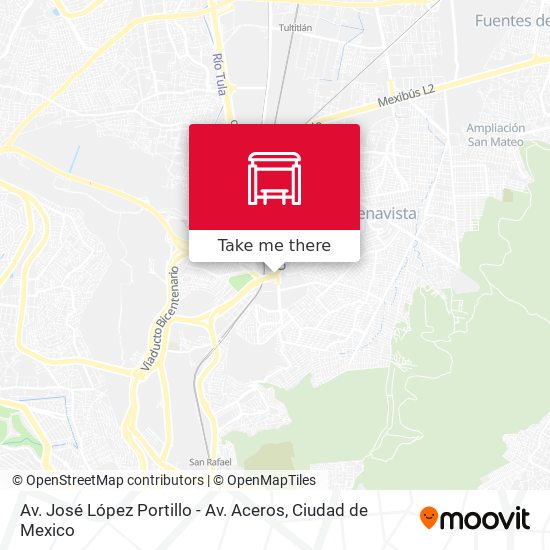 Mapa de Av. José López Portillo - Av. Aceros