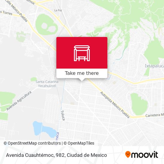 Avenida Cuauhtémoc, 982 map