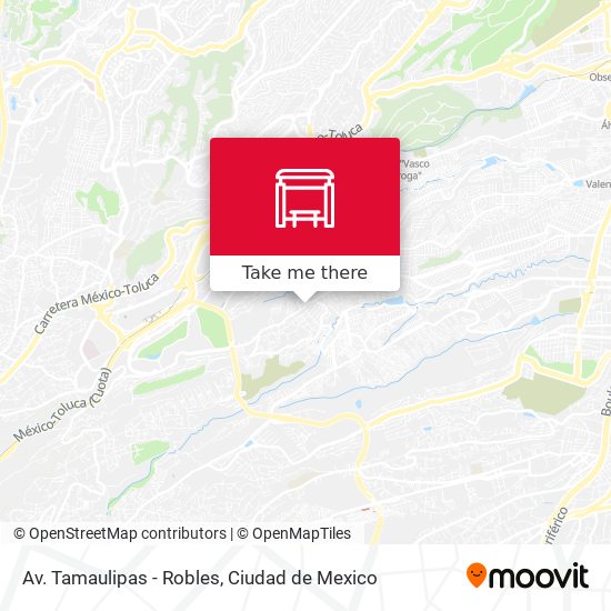 Mapa de Av. Tamaulipas - Robles