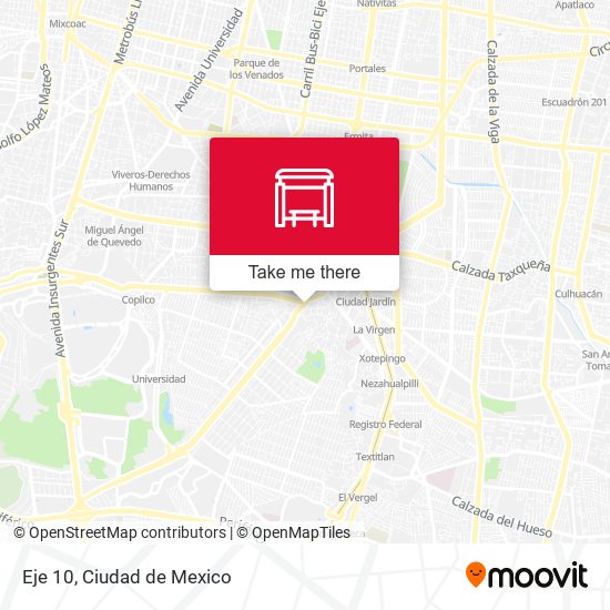 Mapa de Eje 10