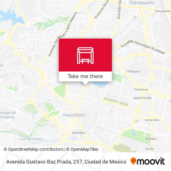 Avenida Gustavo Baz Prada, 257 map