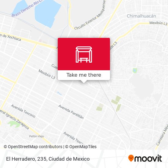 El Herradero, 235 map