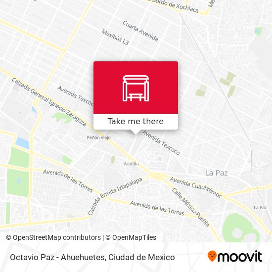 Mapa de Octavio Paz - Ahuehuetes