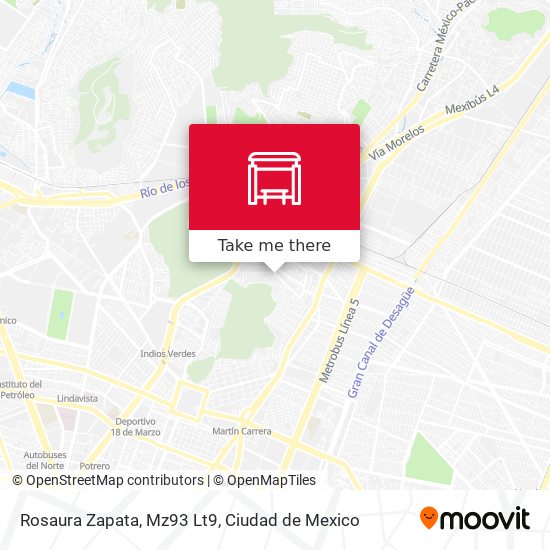 Mapa de Rosaura Zapata, Mz93 Lt9