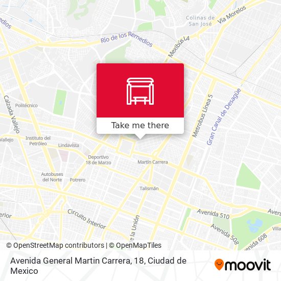 Avenida General Martin Carrera, 18 map