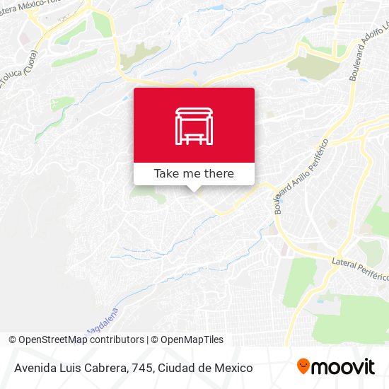 Mapa de Avenida Luis Cabrera, 745